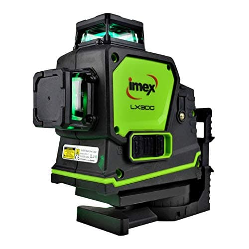 Image of Imex LX3DG Green Beam Cross Line Laser Level 360 Degree Multi Line Laser Cased