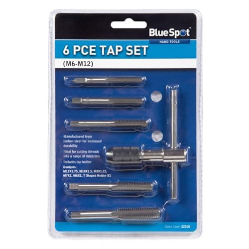 Image of Bluespot 22300 6pce Tap Set (M6-M12)