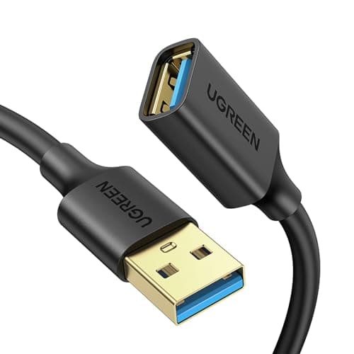 Image of UGREEN USB 3.0 Extension Cable 5Gbps A Male to A Female - For Mouse, Keyboard, Stick, Card Reader, Hub, Printer, Dash Cam, Camera 5M