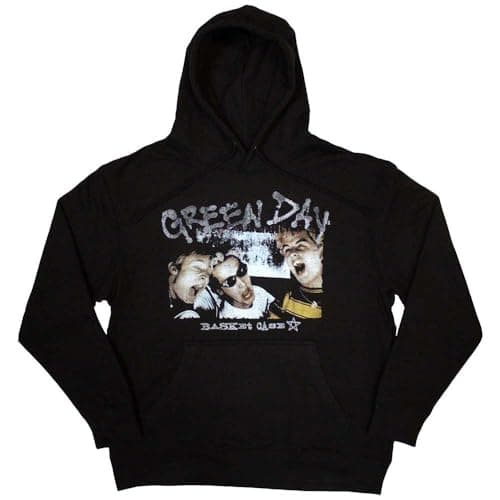 Image of Rock Off officially licensed products Green Day Basket Case Star Logo Pullover Hoodie L