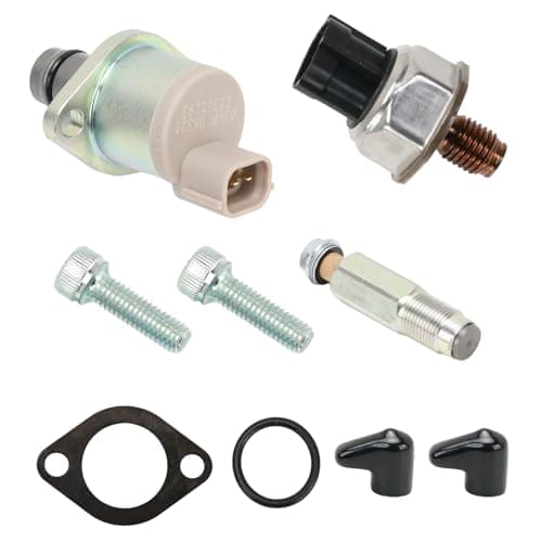 Image of ZEALfix Fuel Pump Rail Pressure Valve Sensor Kit for Transit Mk7 2.4 3.2 Suction Control Relief Kit Compatible with Peu-geot Boxer Citr-oen Relay La-nd Rover Defender 294200-0360 294009-0260