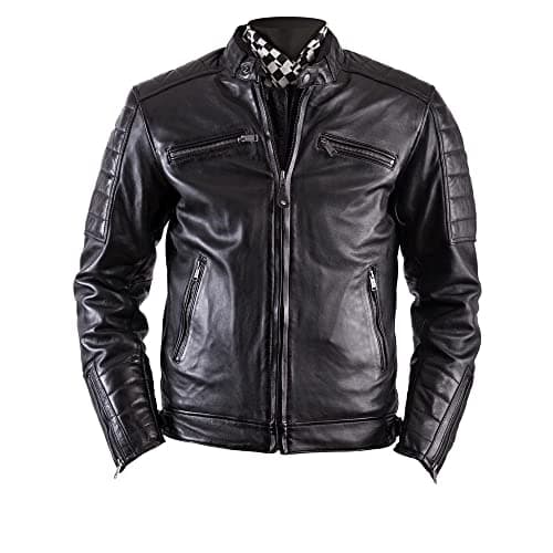 Image of Helstons Motorcycle jackets Cruiser Leather Rag Black, Black, S