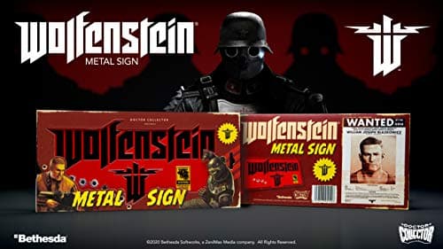 Image of Doctor Collector Wolfenstein The New Colossus Metal Sign