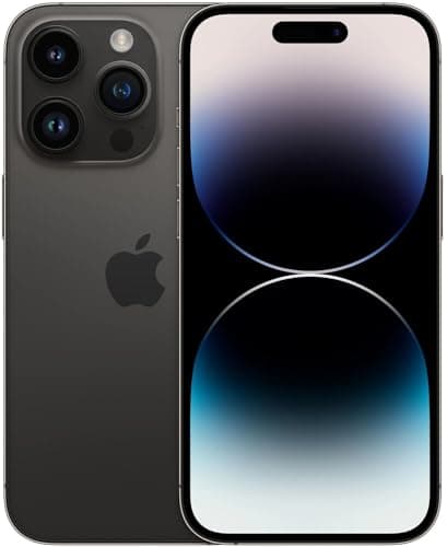 Image of Apple iPhone 14 Pro, 256GB, Space Black - (Renewed)