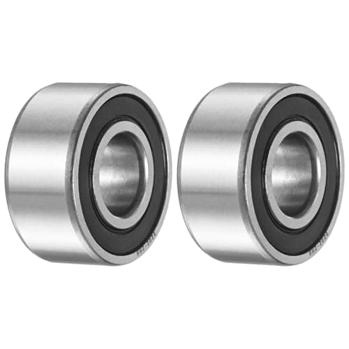 Image of sourcing map 2Pcs 3202-2RS/5202-2RS Double Row Sealed Angular Contact Ball Bearing, 15 x 35 x 16mm Ball Bearings for Electric Motor, Pumps, Compressor, Agricultural Machinery