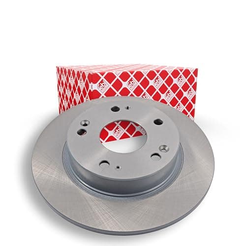 Image of febi bilstein 31415 Brake Disc Set (2 Brake Disc) rear, full, No. of Holes 5