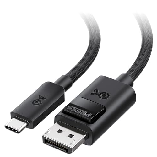 Image of Cable Matters 54Gbps Unidirectional USB C to DisplayPort 2.1 Cable 0.9m, DP54 (UHBR13.5), Up to 8K@165Hz / 4K@480Hz, Thunderbolt 5 to DisplayPort Cable - Not for USB-C Monitors