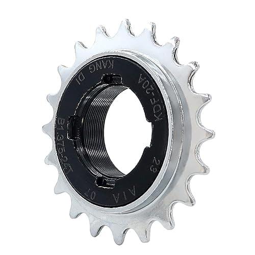 Image of ZUKKA Single-Speed Bike Freewheel 20 Teeth Bicycle Flywheel Compatible 1/2 x 1/8 One-Speed Cycling Replacement Accessory