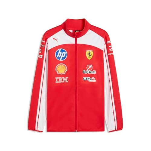 Image of PUMA Scuderia Ferrari F1 2026 Men's Team Softshell Jacket - Red - Size: XL