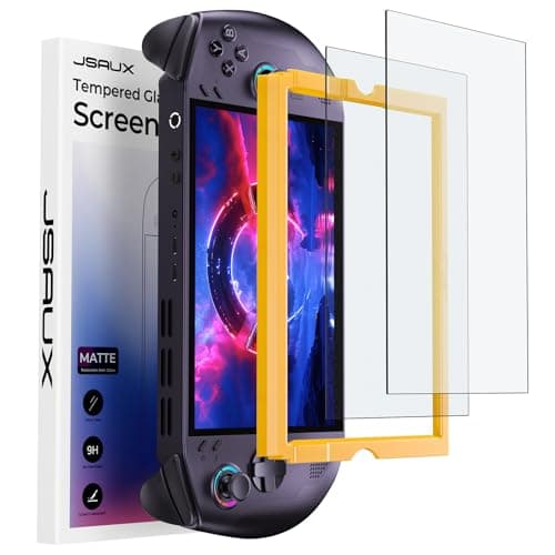 Image of JSAUX 2-Pack Anti Glare Screen Protector for Legion Go S 8" (2025), Easy to Install with Guiding Frame, 8 inch Full Coverage, Matte Tempered Glass Protector Accessories, Anti-Scratch, Anti-Fingerprint
