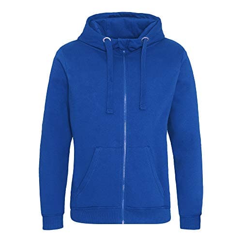 Image of AWDis Just Hoods Mens Graduate Heavyweight Full Zip Hoodie (3XL) (Royal Blue)