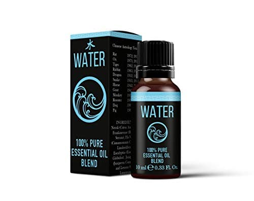 Image of Mystix London | Chinese Water Element Essential Oil Blend 10ml | Aromatherapy Oil | Calming & Soothing Aroma | Elemental Balance Fragrance