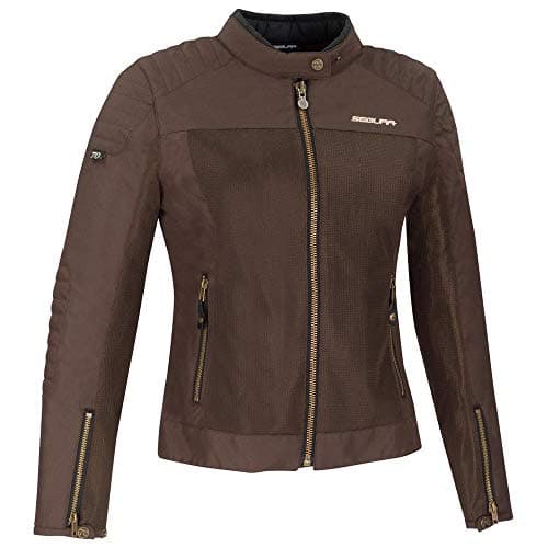 Image of Segura Oskar Women's Motorcycle Jacket Brown Size 1 = 38