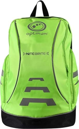 Image of Optimum Hi Vis Cycling Backpack 25L – Waterproof Reflective Bike Rucksack for Commuting, Large Capacity Bicycle Backpack with Multiple Compartments for Work, Travel & Cycling