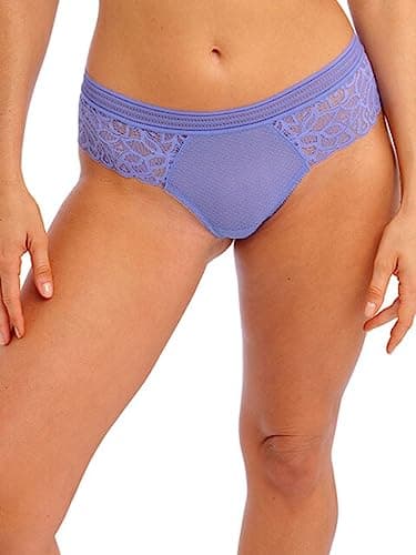 Image of Wacoal Raffine Tanga Bluebell Blue M - 12