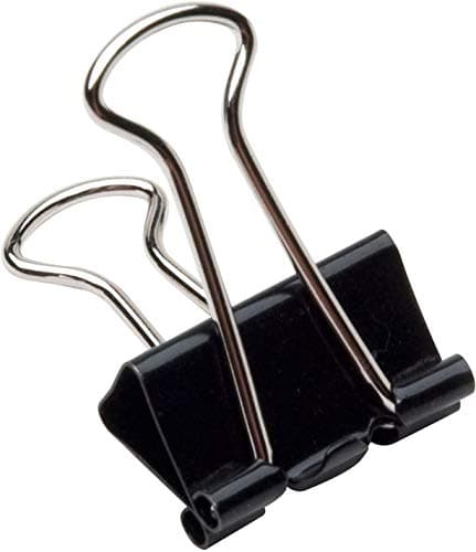 Image of Q-Connect Foldback Clip 19mm Black (Pack of 10) KF01282