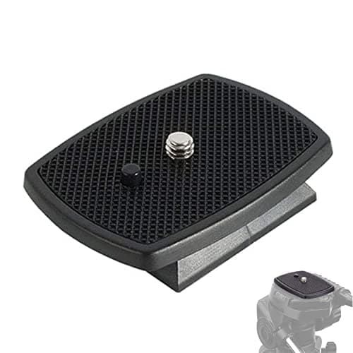 Image of JeoPoom Camera Quick Release QR Plate, Tripod Head Screw Adapter Mount, Plastic Tripod Adapter Plate, for DSLR SLR Digital Camera