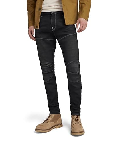 Image of G-STAR RAW Men's 5620 3D Zip Knee Skinny Jeans,Zip Knee: New Dark Aged,33W / 32L