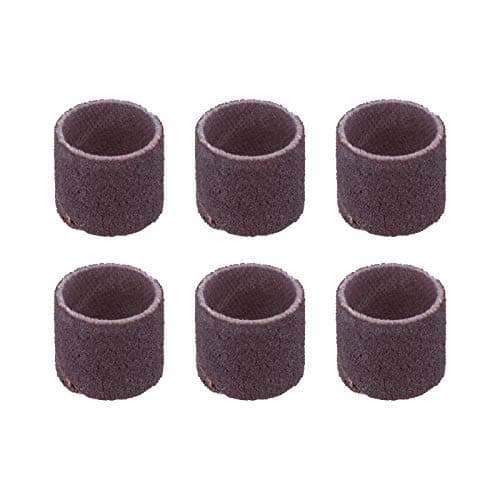Image of Dremel 432 Sanding Bands Multipack, 6 Sanding Bands (13 mm - Grit 120) for Sanding, Shaping and Smoothing Wood and Plastic Materials