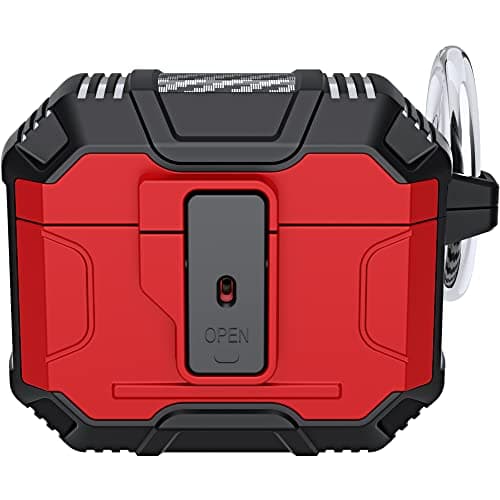Image of AKABEILA Case for AirPods 3 Case Cover with Carabiner, Pop-up AirPods 3 2021 Charging Case Dual Layer Air Pod 3 Case Support Wireless Charging