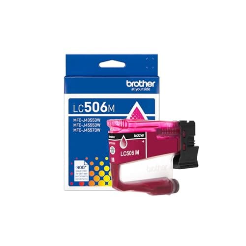 Image of Brother Genuine LC506M Standard Yield Magenta Ink Cartridge