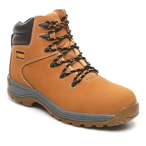 Image of Apache AP314CM Nubuck Safety Boot | Size 10 UK | Steel Toe Cap | Water Resistant | Lightweight Padded Tongue and Collar | S3 SRC and HRO Safety Approved