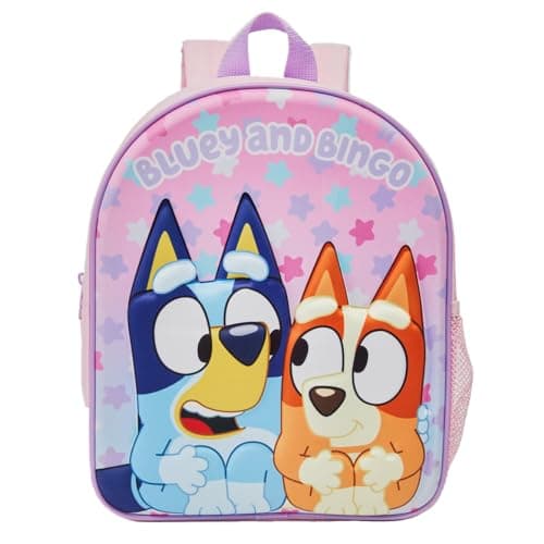 Image of Bluey Stars Bp Backpacks Pink One Size