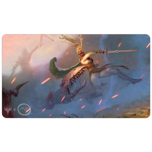 Image of Ultra PRO - The Lord of The Rings: Tales of Middle-Earth Playmat Featuring: Éowyn for Magic: The Gathering Protect Cards During Gameplay, Use as Mousepad, & Desk Mat