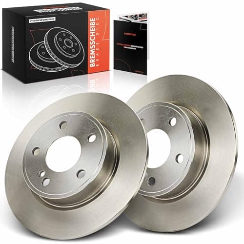 Image of Frankberg Brake Disc Set incl. 2x Discs Rear Solid Ø276mm Compatible with B-Class W242 W246 B 160 B 160 CDi/d B 180 B 200 Replace# A2464230012,2464230012