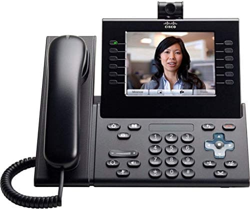 Image of Cisco 9951 - IP Phone (640 x 480 pixels, 12.7 cm (5"), 200 inputs, G.711a, G.722, G.729a, H.264/AVC, 30 fps) Charcoal