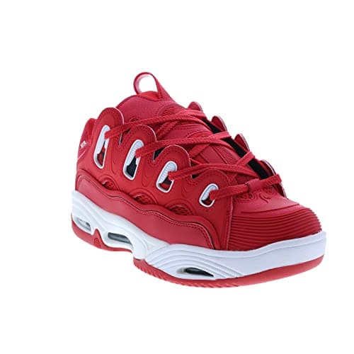 Image of Osiris D3 2001 Red Rizing Sun Mens Skate Trainers Shoes-8