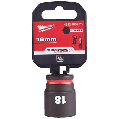 Image of Milwaukee 18mm ShockWave Impact Duty 3/8" Drive Impact Socket