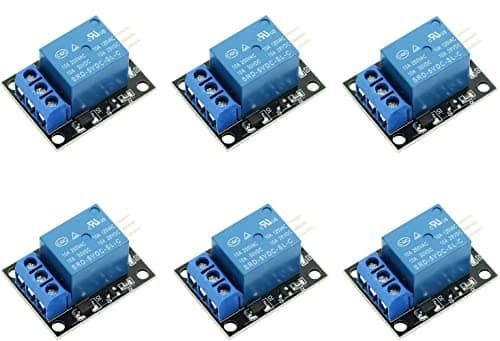 Image of Fasizi 6pcs KY-019 5V One Channel Relay Module Board Shield for PIC AVR DSP ARM for arduino Relay