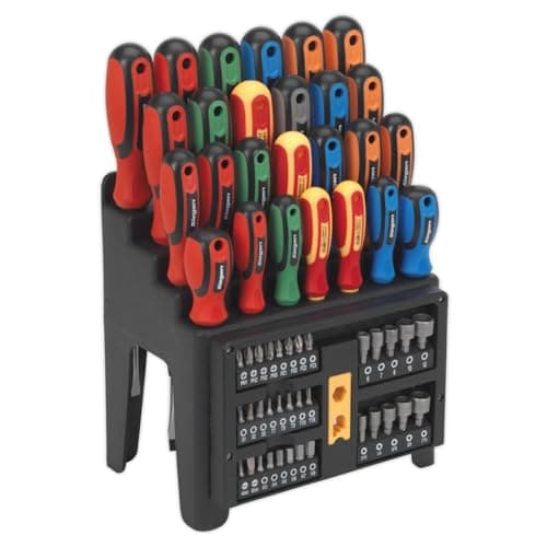 Image of Sealey S01152 Bit and Nut Screwdriver Set, 61 Pieces