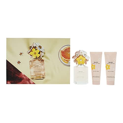 Image of Marc Jacobs Daisy Eau So Fresh 3 Piece Gift Set: Eau De Toilette 75ml - Body Lotion 75ml - Shower Gel 75ml