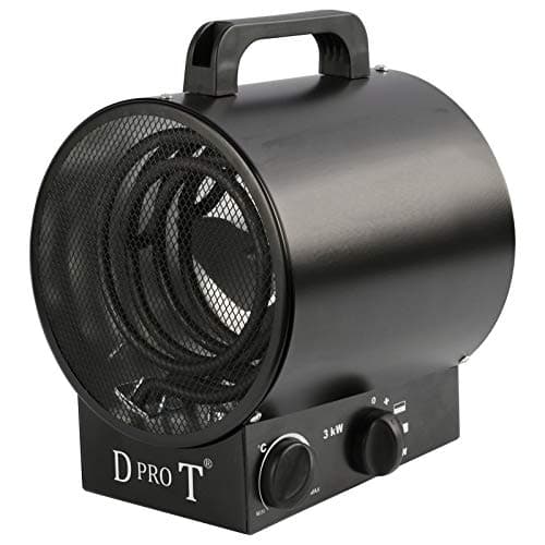 Image of dirty pro tools 3KW Industrial Workshop Fan Heater Blow 3000W 230V Electric Space Heater Fire