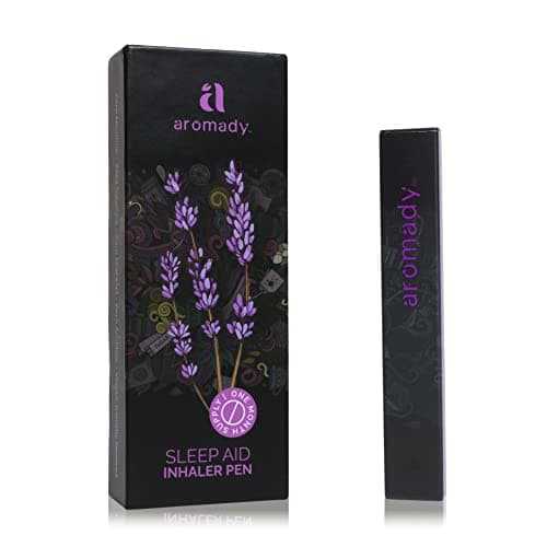 Image of AROMADY™ Personal Portable Aromatherapy Essential Oil Diffuser | Sleep Aid Inhaler Pen | Lavender, Chamomile, Grape extract | Exclusive Melatonin inducing blend | Calming & Relaxing