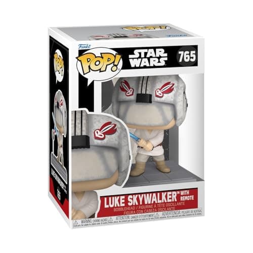 Image of Funko POP! Star Wars: Luke Skywalker with Remote - Collectable Vinyl Figure - Gift Idea - Official Merchandise - Toys For Kids & Adults - Model Figure for Collectors and Display