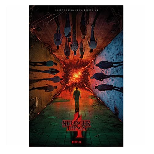 Image of Pyramid Stranger Things Season 4 Maxi Poster (Every Ending Has A Beginning Design) 61cm x 91.5cm - Official Merchandise ​ ​