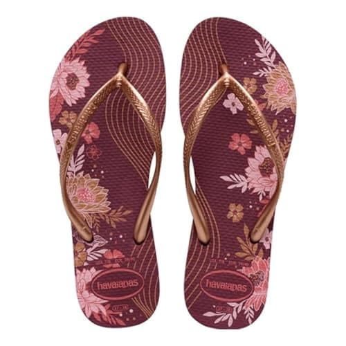 Image of Havaianas Slim Organic Women FlipFlop Purple Soil 4.5/5 UK