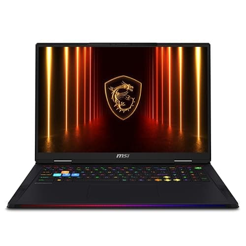 Image of MSI Raider 18 HX AI Gaming laptop - (18' UHD+ MiniLED, 120Hz, Intel Core Ultra 9 285HX, NVIDIA GeForce RTX 5090 GDDR7 24GB,DDR5 6400MHz 64GB, 4TB SSD, Windows 11 Home Advanced) - Core Black
