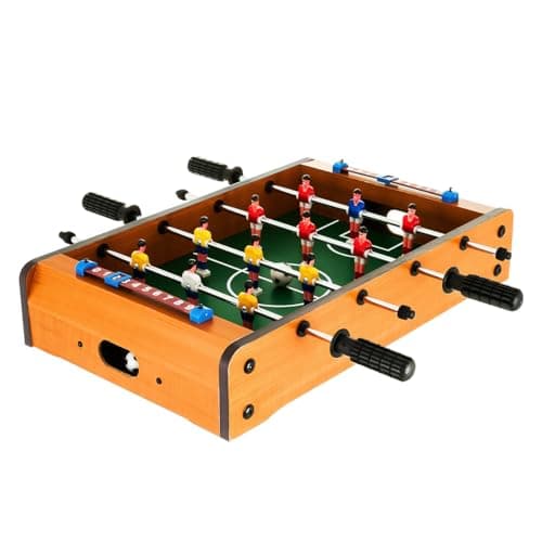 Image of Crystals Table Football – Tabletop Foosball Game – Wooden Soccer Table – Fun for All Ages – Xmas Gift (Without Legs)