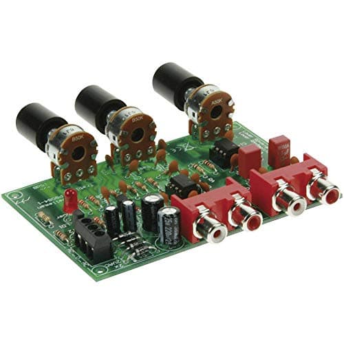 Image of Velleman K8084 Preamplifier Volume and Tone Control Kit, Multi-Colour