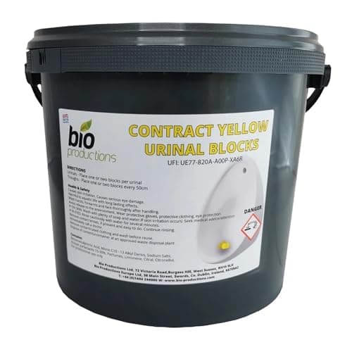 Image of Yellow Urinal Blocks Lemon Scented 3 kg (Citrus)