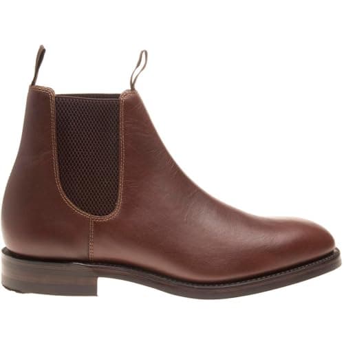 Image of Loake Mens Chatsworth Chelsea Boots Brown 8 UK
