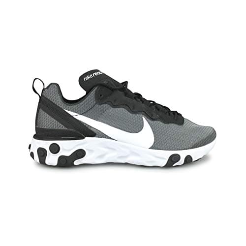 Image of Nike React Element 55 Se Men's Running Shoe, Black/White, 12 UK (47.5 EU)