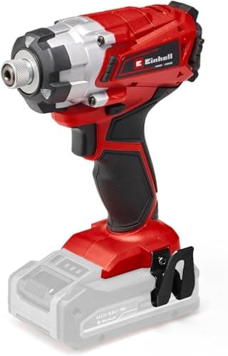 Image of Einhell Cordless Impact Driver 18V Power X-Change, 140Nm 2300 RPM, 1/4" Hex Bit Mount, LED Light, Battery Powered Impact Drill TE-CI 18/1 Li Solo