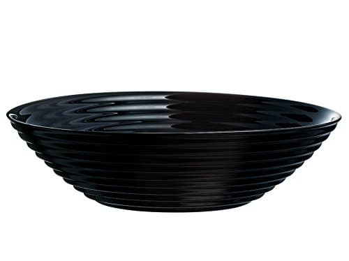 Image of Dajar Harena Luminarc 00253 Bowl/Soup Plate Glass Black 20 x 20 x 5.3 cm