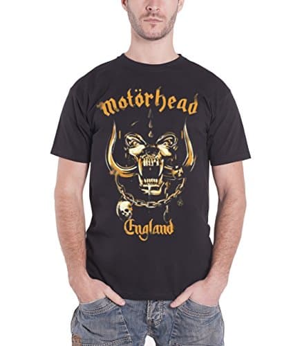 Image of Motorhead Men's Mustard Pig Short Sleeve T-Shirt, Black, Large
