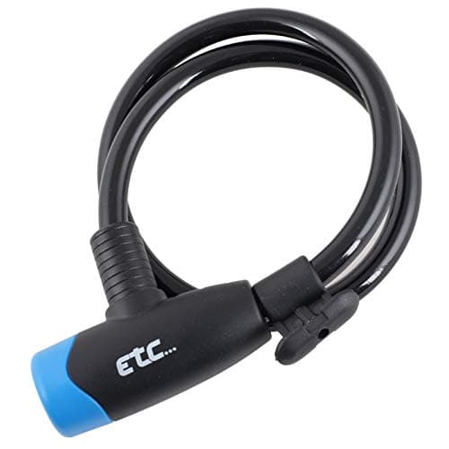 Image of ETC Lock Coil Cable - Black, 650 x 10 mm